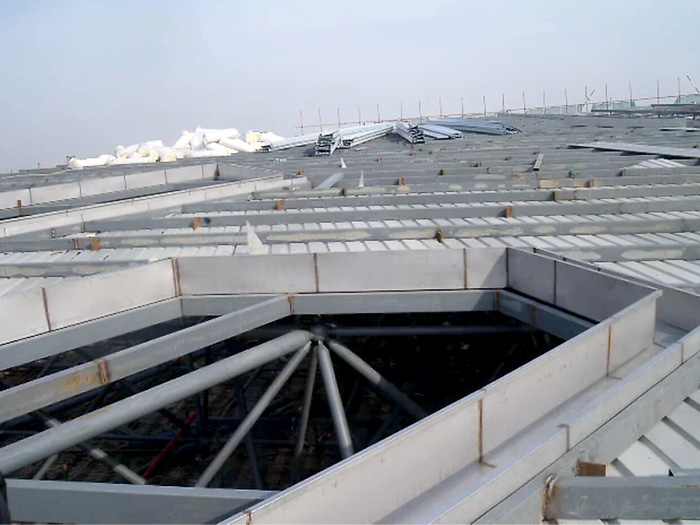 湖南安吉县体育馆网架